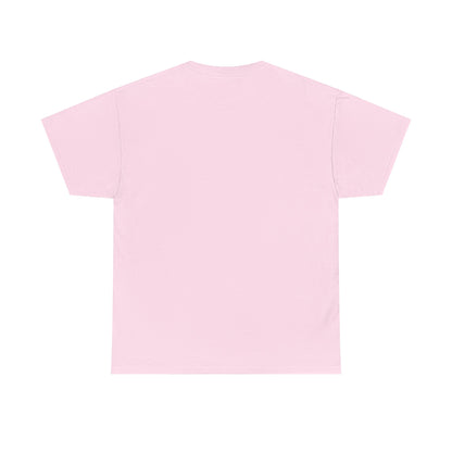 Plain light pink t-shirt on a white background