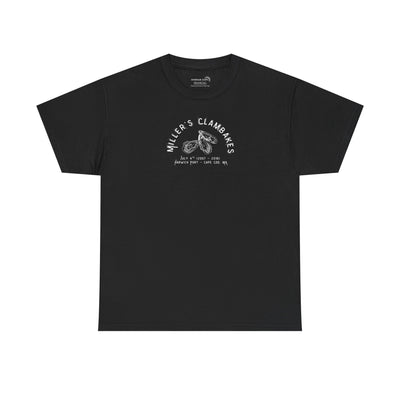 Miller’s Clambakes Cape Cod, MA Unisex Heavy Cotton Tee