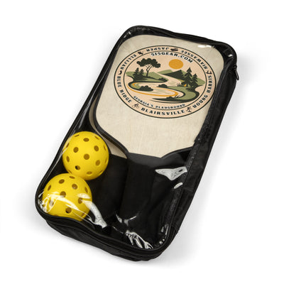 Pickleball Paddles Set – North Georgia Mountains Design Pickleball Kit (2 Paddles + 2 Balls)