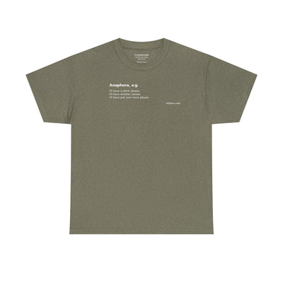 unisex adult t-shirt, word play | 515Gear.com | avoid repetition with this cool shirt