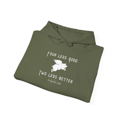 unisex adult hoodie, satirical reference for “Orwellian” lovers | 515Gear.com | anyone love Animal Farm?