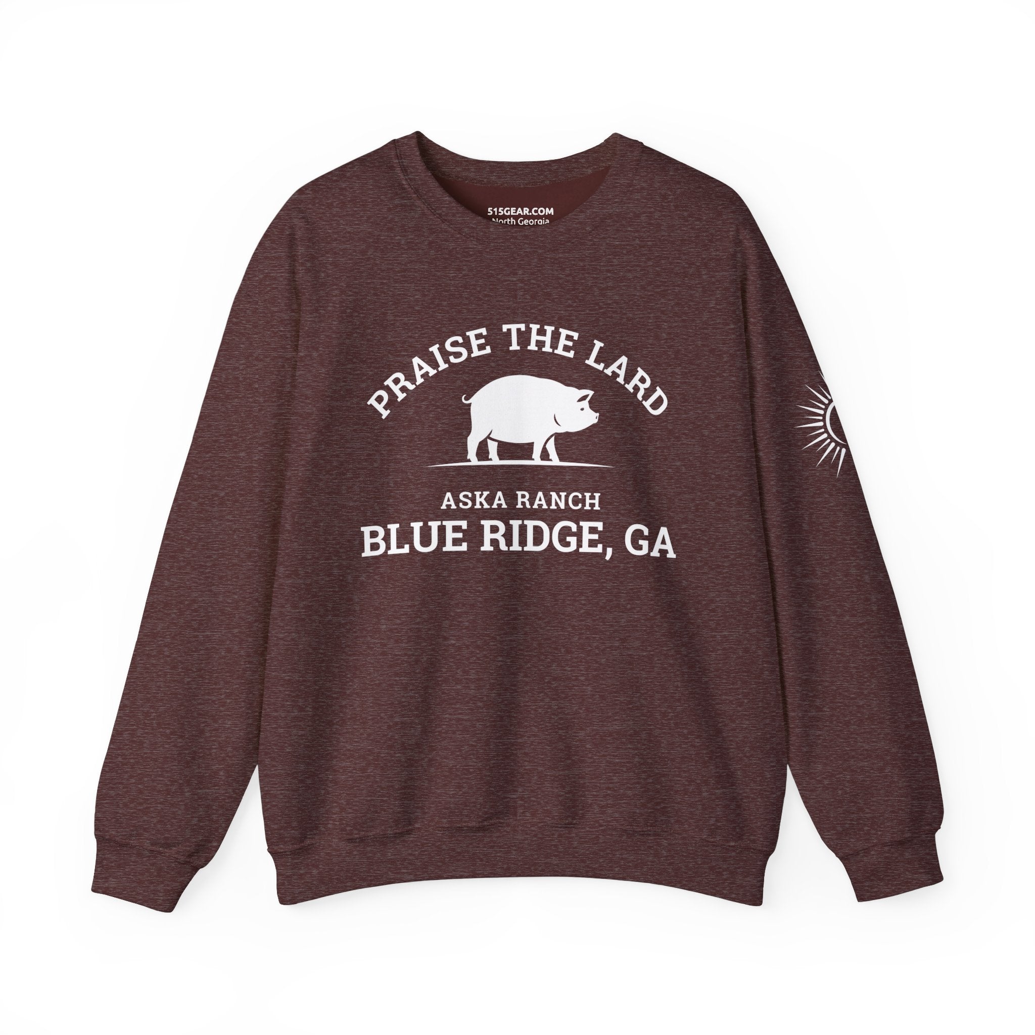 Blue Ridge Praise the Lard, Aska Ranch - Heavy Blend™ Crewneck Sweatshirt