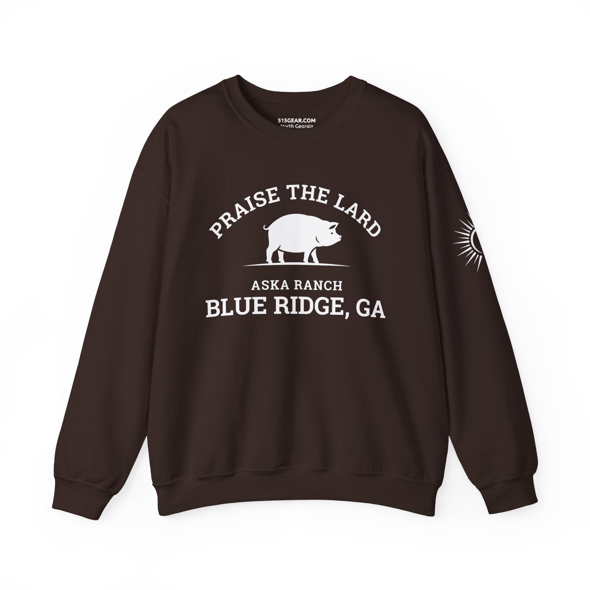 Blue Ridge Praise the Lard, Aska Ranch - Heavy Blend™ Crewneck Sweatshirt