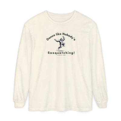 Dance Like Nobody's Sasquatching - Comfort Colors Unisex Long Sleeve T-Shirt by 515Gear.com