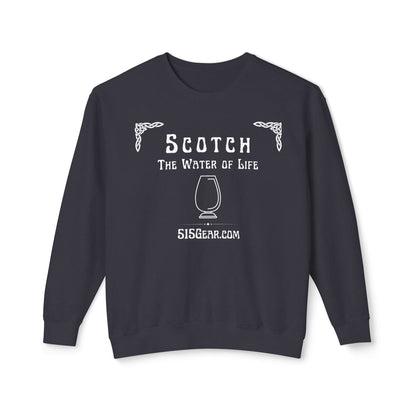 Scotch, The Water of Life - Unisex Lightweight Crewneck Sweatshirt