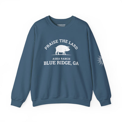 Sweatshirt, Praise the Lard Design, by 515Gear.com | Blue Ridge, GA | Aska Forest Farm