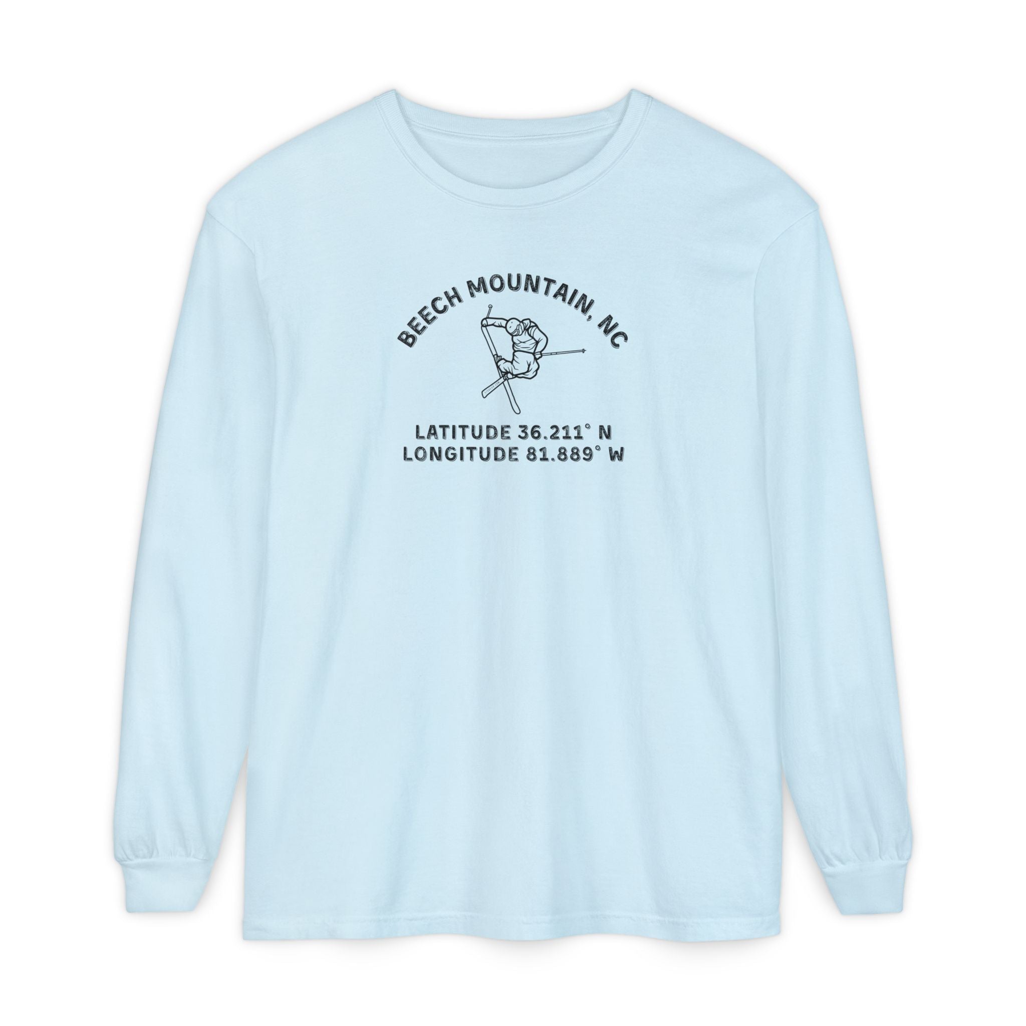 Catching Air "Iron Cross style"  Beech Mountain NC Comfort Colors® Long-Sleeve Tee
