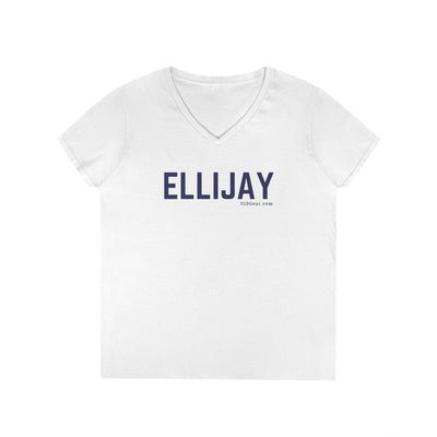 Women’s V-Neck T-shirt, by 515Gear.com | Ellijay, GA | Classic cotton, semi-fitted t-shirt 