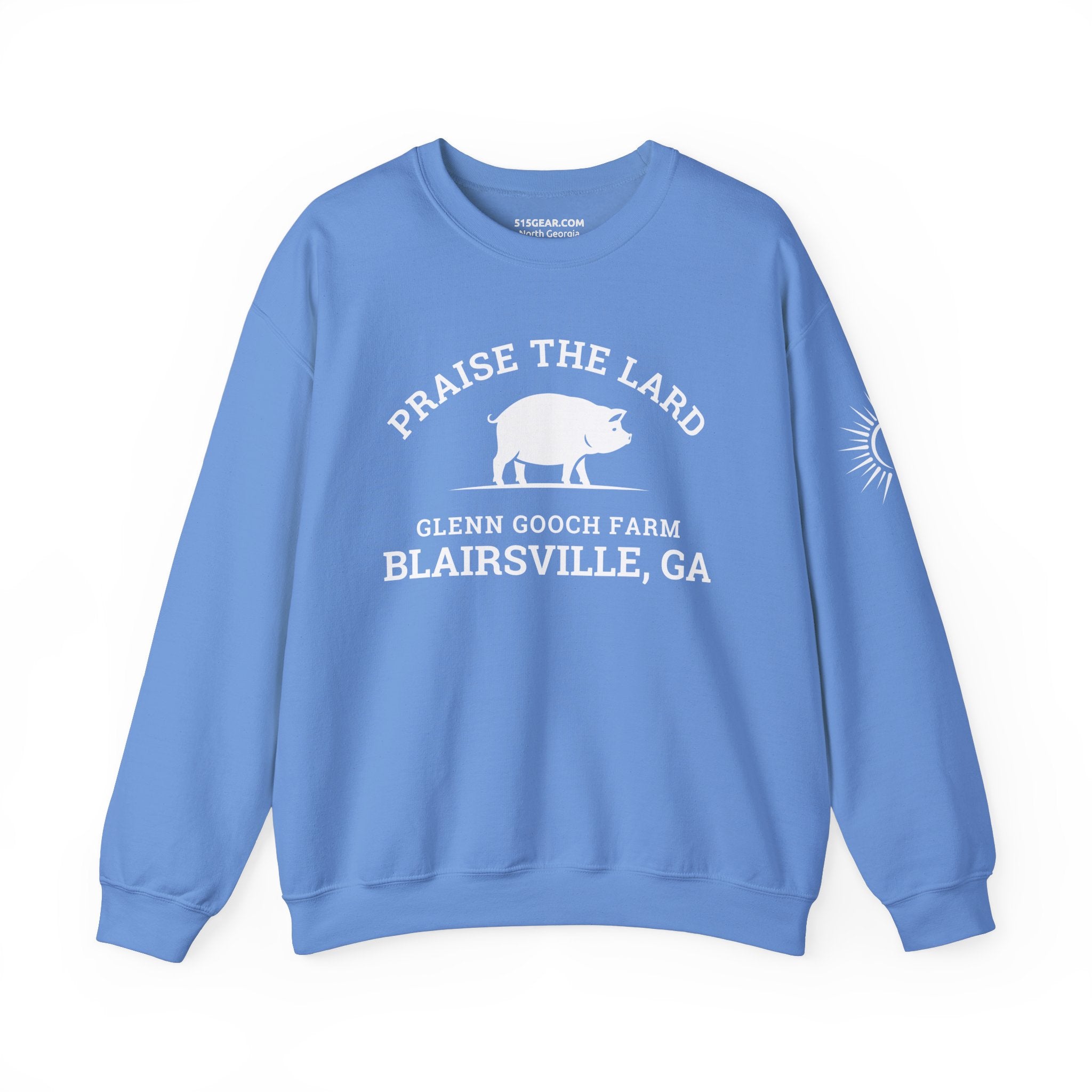 Blairsville, Praise the Lard, Glenn Gooch Farm - Heavy Blend™ Crewneck Sweatshirt