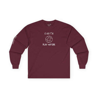 Unisex Adult Long-Sleeve T-shirt, "Earth" design | by 515Gear.com | Play Outside!
