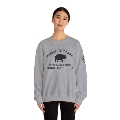 Young Harris, Praise the Lard, Cupid Falls Ranch - Heavy Blend™ Crewneck Sweatshirt