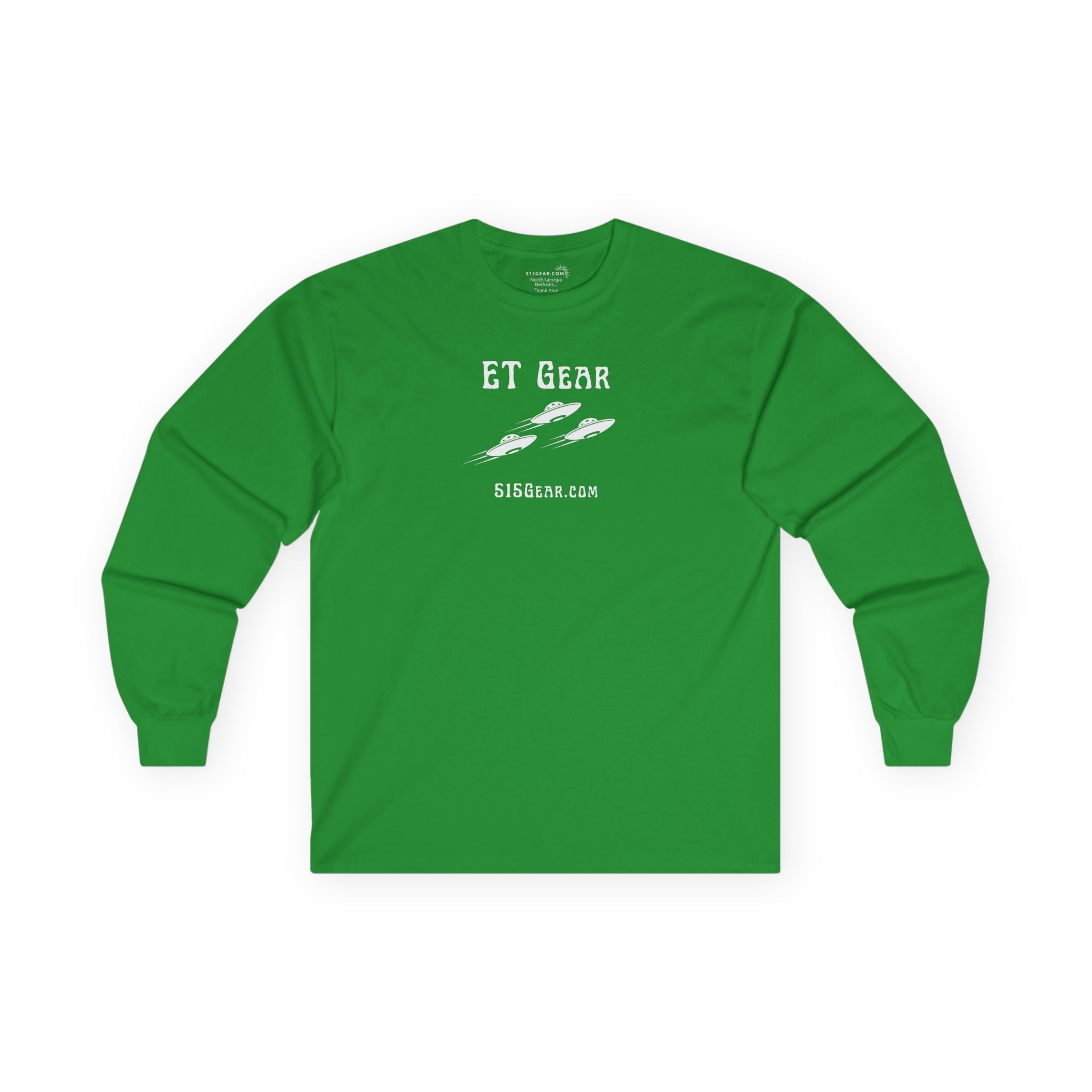Unisex Adult Long-Sleeve T-shirt, Flying Saucer design | by 515Gear.com | Call Mulder and Scully!