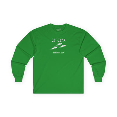 Unisex Adult Long-Sleeve T-shirt, Flying Saucer design | by 515Gear.com | Call Mulder and Scully!