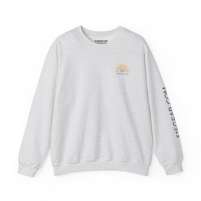 Crewneck sweatshirt, graphic on back featuring mountain range  | by 515gear.Com | 