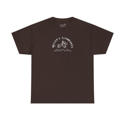 Miller’s Clambakes Cape Cod, MA Unisex Heavy Cotton Tee