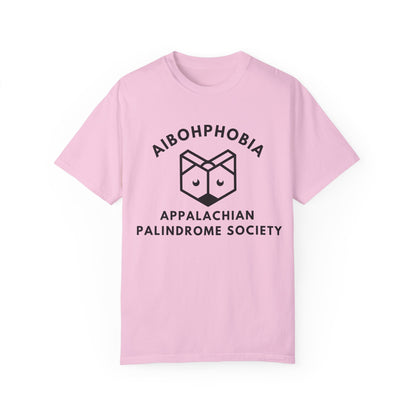 Word Fun: Palindrome - aibohphobia - Garment-Dyed T-shirt