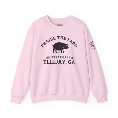 Ellijay, Praise the Lard, Whitepath Farm - Heavy Blend™ Crewneck Sweatshirt