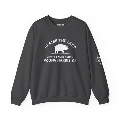 Sweatshirt, Praise the Lard Design, by 515Gear.com | Young Harris, GA | Cupid Falls