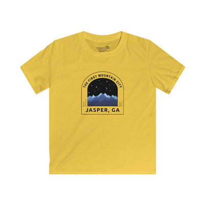 Kid’s T-Shirt, The First Mountain City design by515Gear.com | Jasper, GA | The original mountain town