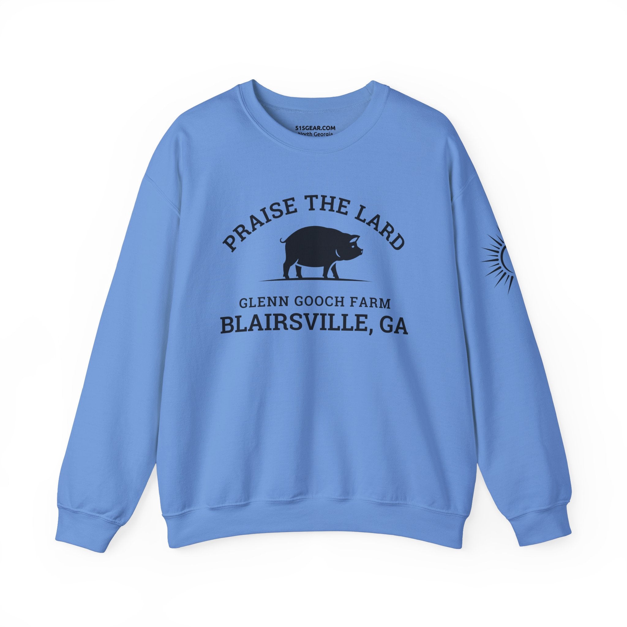 Blairsville, Praise the Lard, Glenn Gooch Farm - Heavy Blend™ Crewneck Sweatshirt