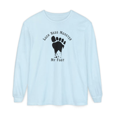 Loch Ness Monster My Foot - Bigfoot Long Sleeve T-Shirt