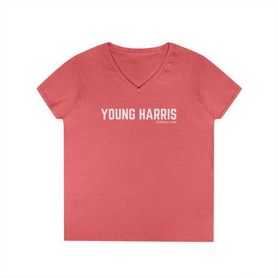 Women’s V-Neck T-shirt, by 515Gear.com | Young Harris, GA | Classic cotton, semi-fitted t-shirt 
