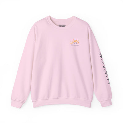 Crewneck sweatshirt, graphic on back featuring mountain range  | by 515gear.Com | 