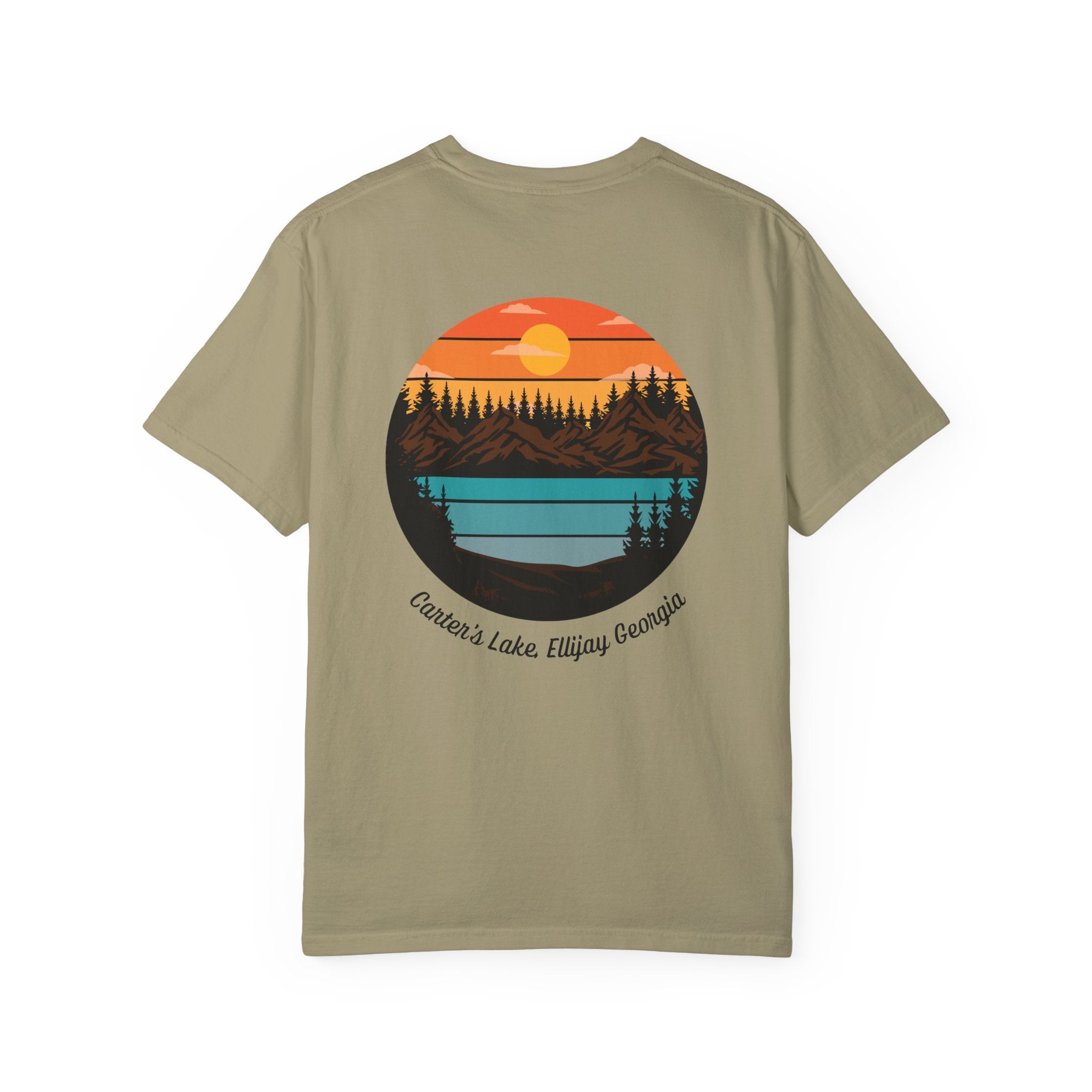 Carter's Lake, Comfort Colors Garment-Dyed T-shirt