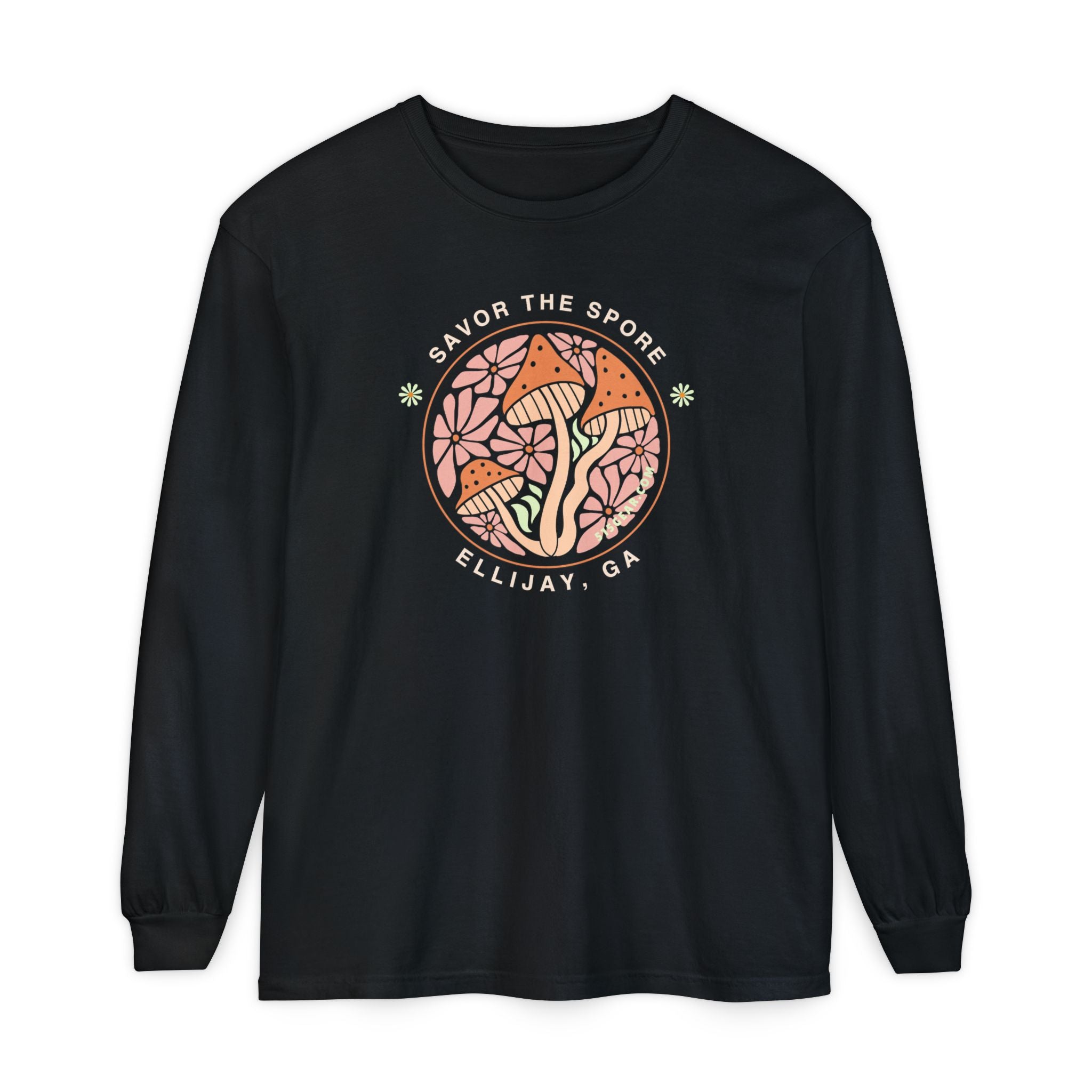 Savor the Spore – Ellijay, GA Unisex Long-Sleeve Tee