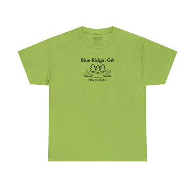 Unisex Adult T-shirt, Play Outside, by 515Gear.com | Blue Ridge, GA | Hiking themed t-shirt