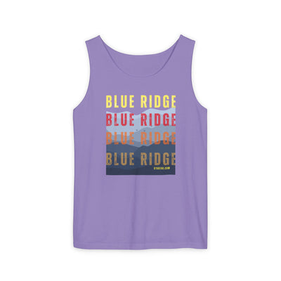 unisex tank-top, mountains graphic, by 515 Gear | Blue Ridge, GA | cotton tank perfect for casual hikes and workouts