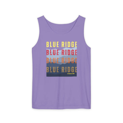 unisex tank-top, mountains graphic, by 515 Gear | Blue Ridge, GA | cotton tank perfect for casual hikes and workouts