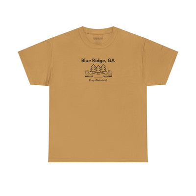 Unisex Adult T-shirt, Play Outside, by 515Gear.com | Blue Ridge, GA | Hiking themed t-shirt