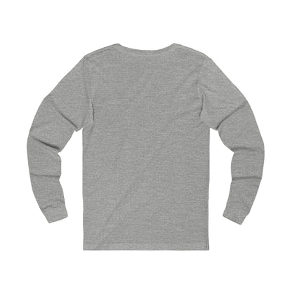 Gray long-sleeve shirt on a white background