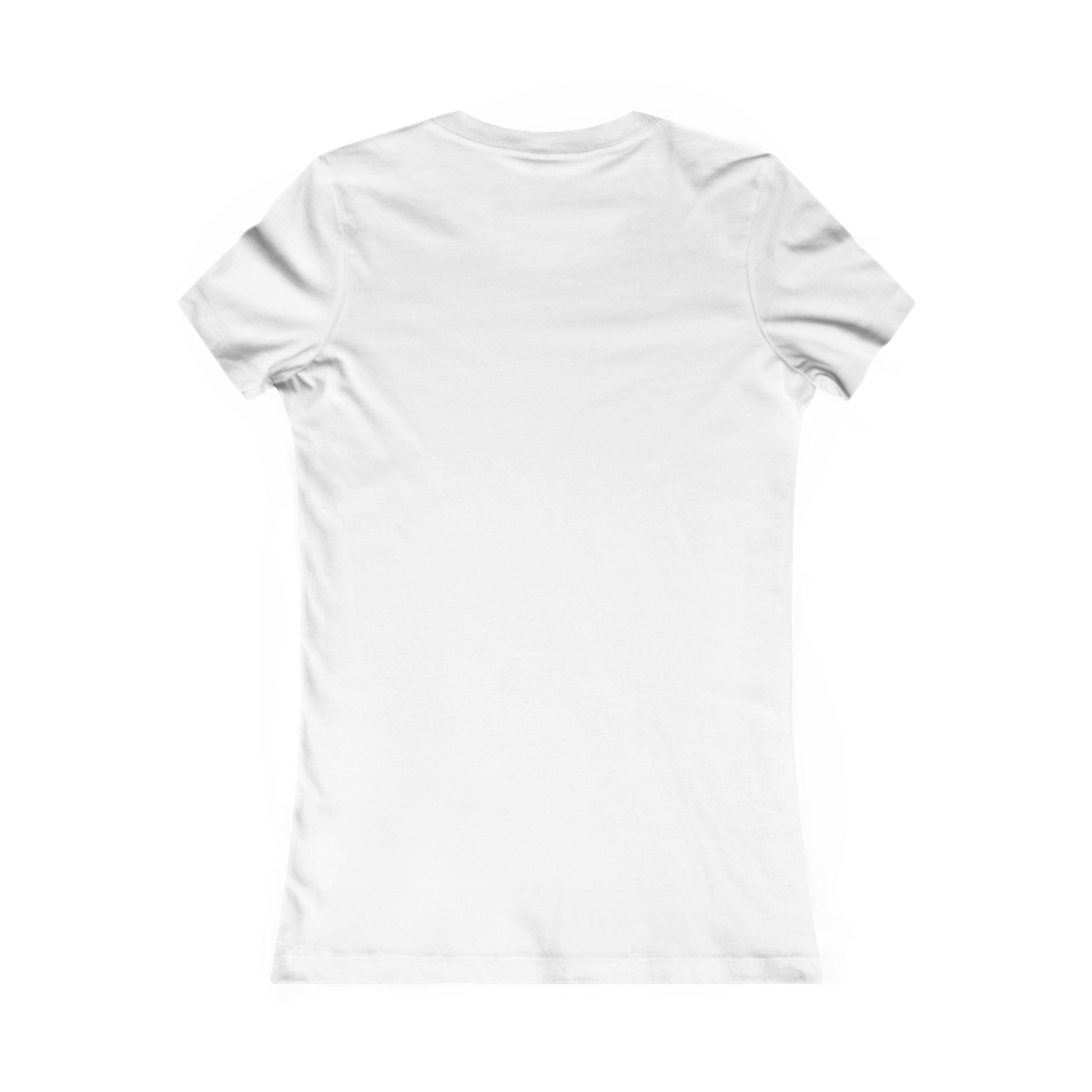 Plain white t-shirt on a white background