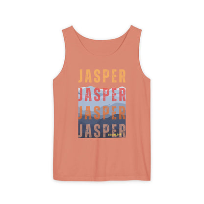 unisex tank-top, mountains graphic, by 515 Gear | Jasper, GA | cotton tank perfect for casual hikes and workouts
