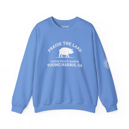Sweatshirt, Praise the Lard Design, by 515Gear.com | Young Harris, GA | Cupid Falls