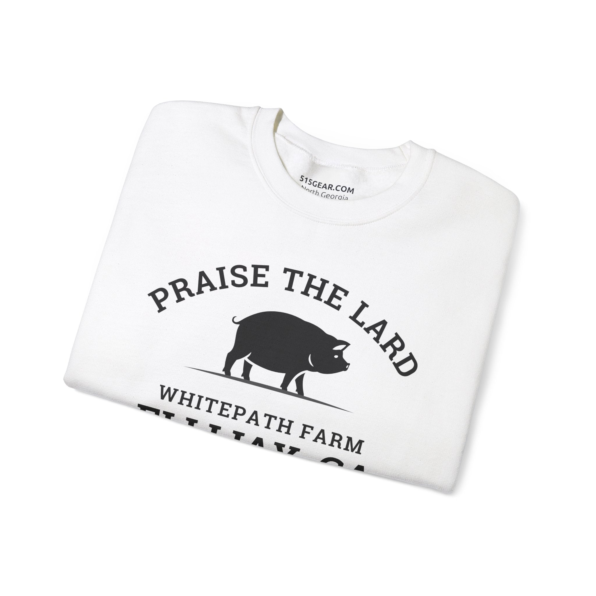 Ellijay, Praise the Lard, Whitepath Farm - Heavy Blend™ Crewneck Sweatshirt