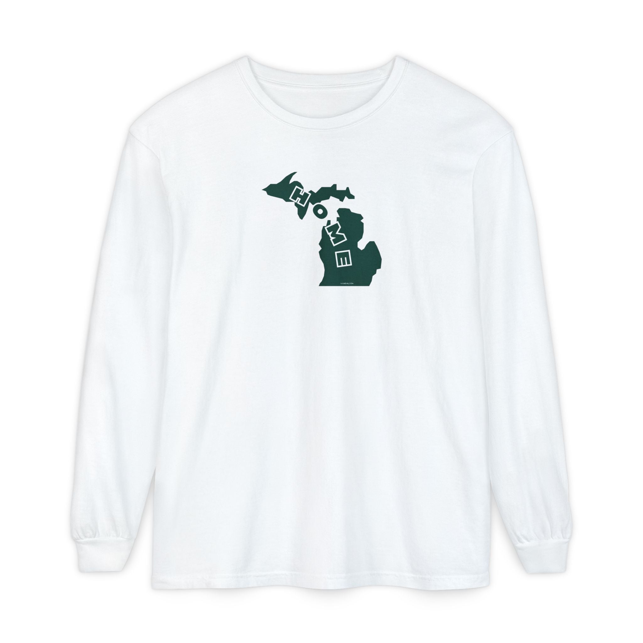 Home in Michigan Long Sleeve Comfort Colors T-Shirt