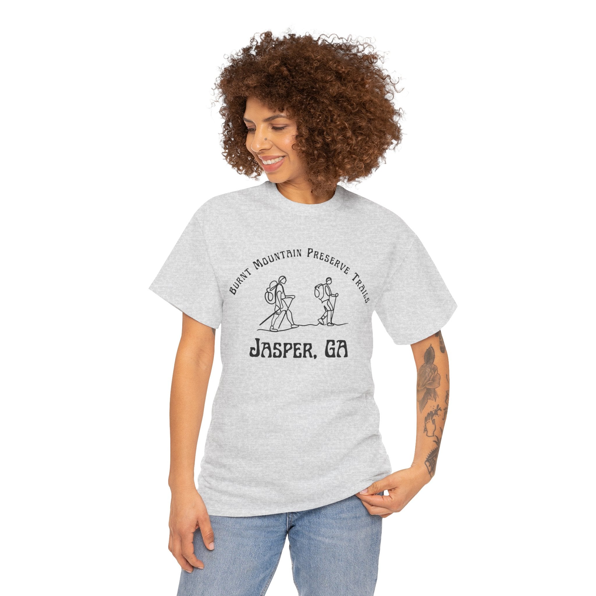 Burnt Mountain Preserve Trails, Unisex Heavy Cotton Tee