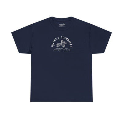 Miller’s Clambakes Cape Cod, MA Unisex Heavy Cotton Tee