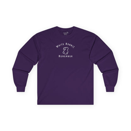 Dreamy White Rabbit - Remember - Long Sleeve Tee