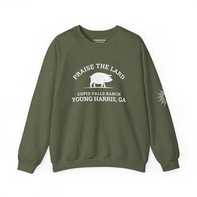 Sweatshirt, Praise the Lard Design, by 515Gear.com | Young Harris, GA | Cupid Falls