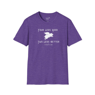 unisex adult t-shirt, satirical reference for “Orwellian” lovers | 515Gear.com | anyone love Animal Farm?