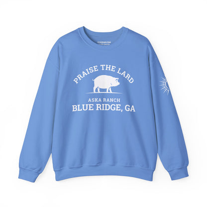 Blue Ridge Praise the Lard, Aska Ranch - Heavy Blend™ Crewneck Sweatshirt