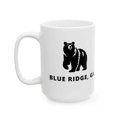 Mug, Black Bear Graphic, by 515Gear.com | Blairsville, GA | Don’t feed the bears!