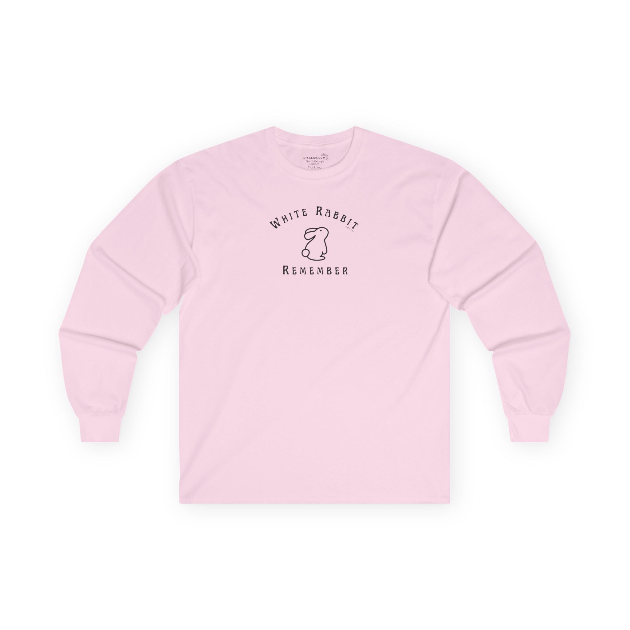 Dreamy White Rabbit - Remember - Long Sleeve Tee