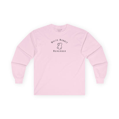 Dreamy White Rabbit - Remember - Long Sleeve Tee