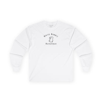 Dreamy White Rabbit - Remember - Long Sleeve Tee