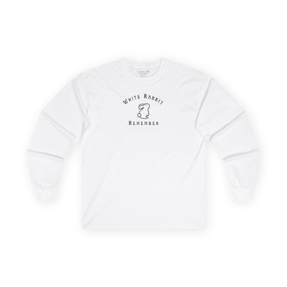 Dreamy White Rabbit - Remember - Long Sleeve Tee